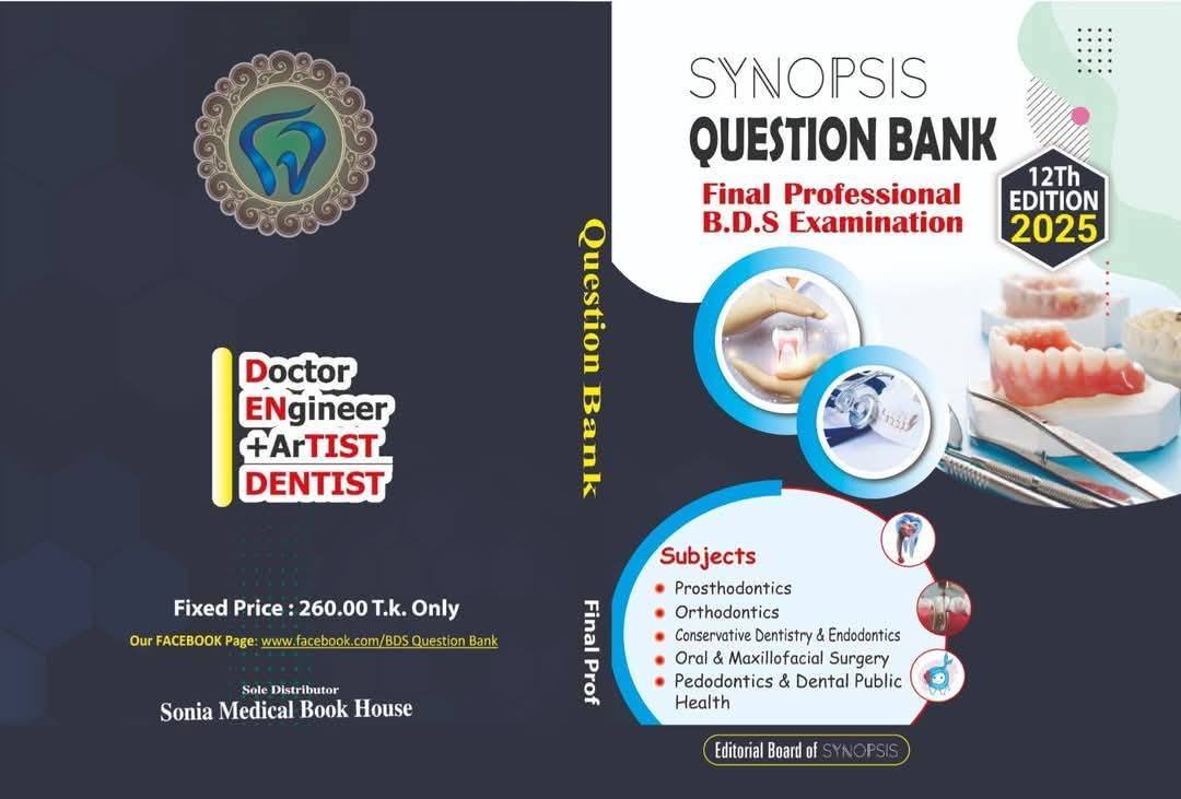 Synopsis Final Professional B.D.S Question Bank